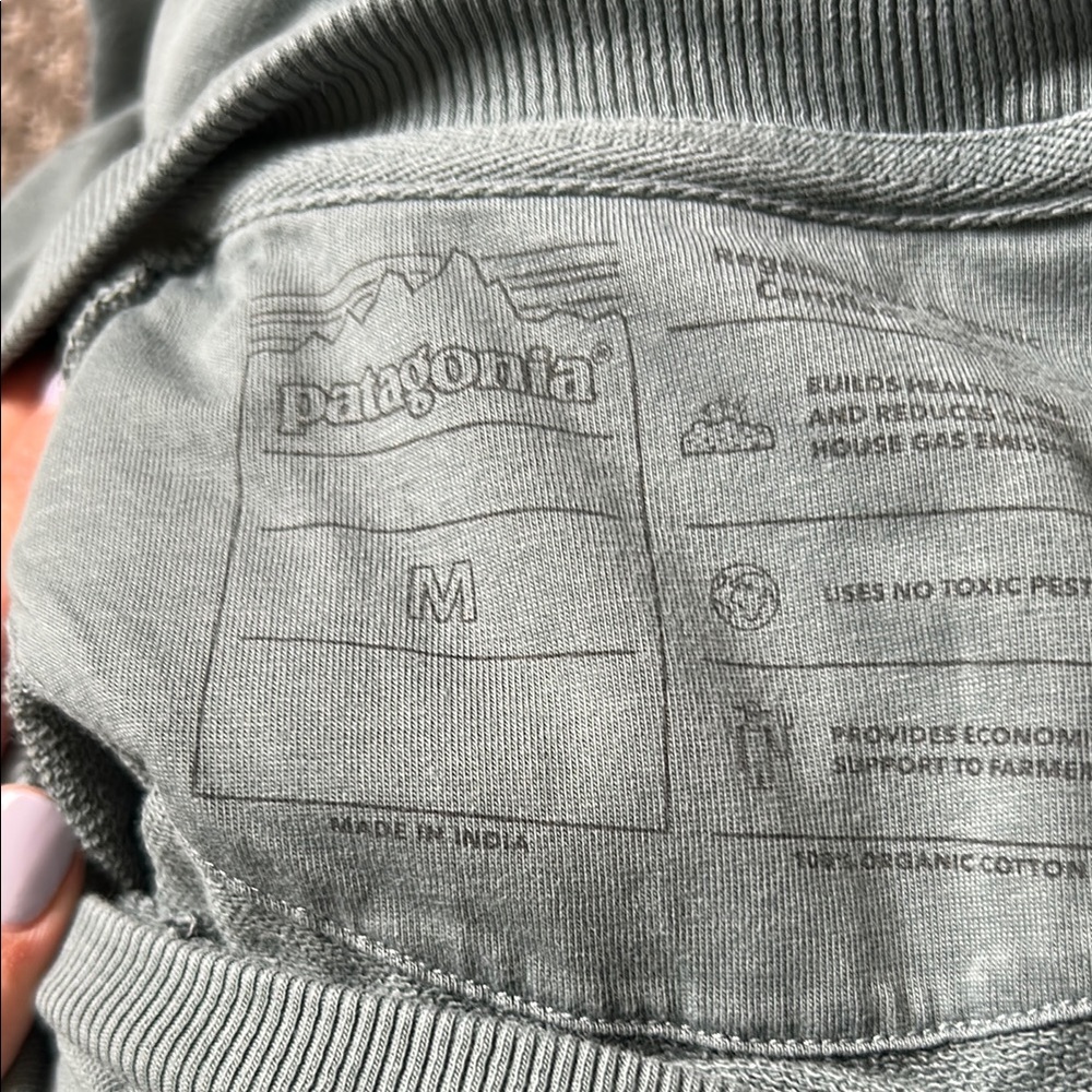 Patagonia Slate Green Crewneck Sweatshirt - Picture 2 of 2